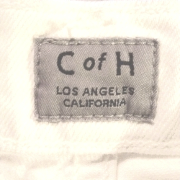 CITIZENS of HUMANITY White Rocket Crop High Rise Skinny Ripped Jeans Size 25 - Picture 6 of 8